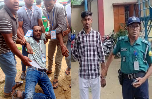 সদর উপজেলার ঘোপাল কেন্দ্রে জালভোট : সাংবাদিকের উপর হামলা, আটক ১